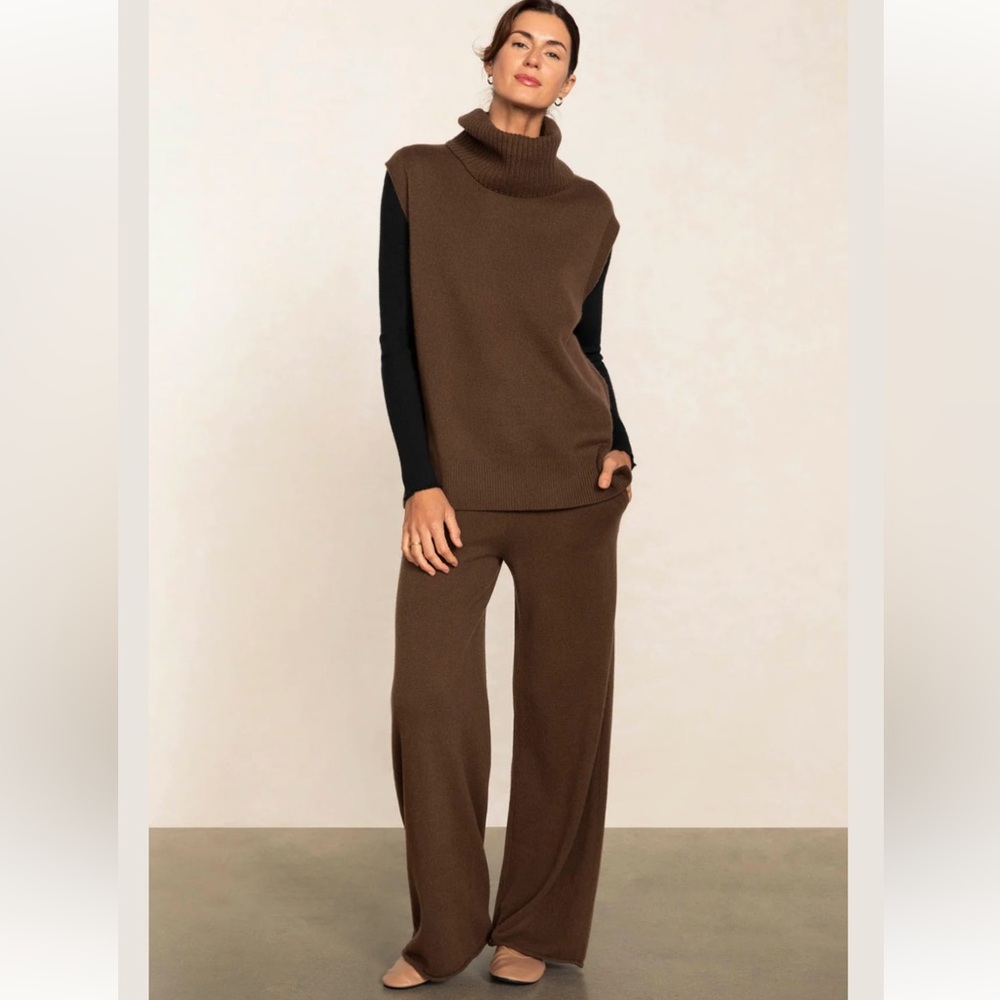 NakedCashmere Brown Cowl Neck Sweater - Picture 2 of 10